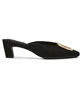 Anne Klein Women's Star Crystal Ornament Kitten Heel Mules