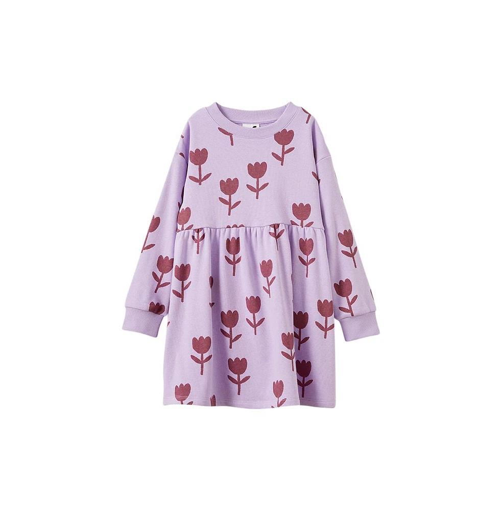 Cotton On Little Girls Tessa Fleece Dress