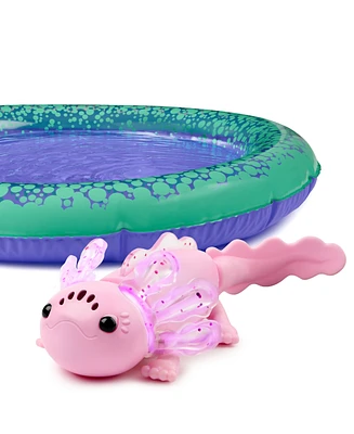 Fingerlings Interactive Baby Axolotl with Inflatable Pool