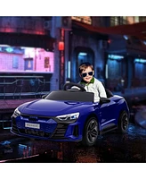 Simplie Fun Kids Ride on Car, 12V Licensed Audi Rs E-tron Gt 3.1 Mph Electric Car for Kids, Ride