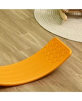 Streamdale Furniture Kids 32" Balance Board, Wobble Board for Kids / Toddlers, Curvy Rocker Board, Preschool Learning Montessori Waldorf Toy for Ages