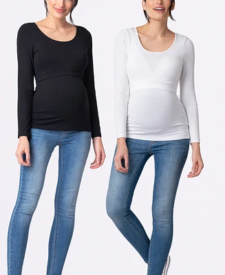 Seraphine Women's Long Sleeve Top, 2 Pack