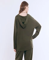 Motherhood Maternity V-Neck Pullover Nursing Hoodie