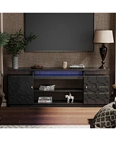 Boyel Living Elegant Multifunctional Tv Stand with Ample Storage and Innovative Design