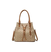 Mkf Collection Jane Signature Casual Handbag Bucket Bag by Mia K