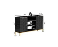 Boyel Living Stylish Multifunctional Tv Stand with Ample Storage and Elegant Design