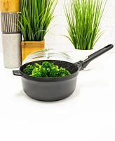 BergHOFF Gem 5Pc Nonstick Cast Aluminum Set, Grill Pan, Saute Pan & Stockpot