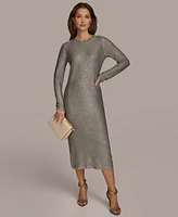 Donna Karan New York Women's Sequined Sweater Dress