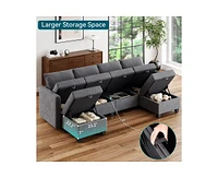 gaomon Modular Sectional Sofa Couch for Single Seat, Customizable Sectional Sofa Couch Accent Armless Chair