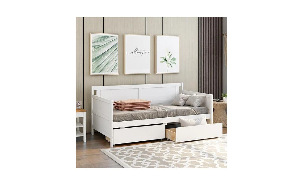 Slickblue Daybed with Two Drawers for Stylish Storage Solutions