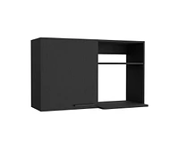Depot E-shop Salento 2 Stackable Wall-Mounted Storage Cabinet with Side Shelf