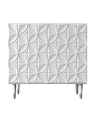 Boyel Living 2 Door Locker Accent Cabinet