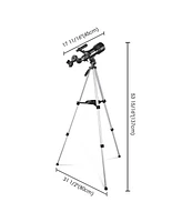 Yescom 70mm Astronomical Refractor Telescope Refractive Eyepieces Tripod Kids Beginners