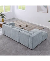 Streamdale Furniture Ultra-Cozy Chenille Sofa: Customizable Comfort, Sleeper Bed