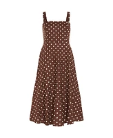City Chic Plus Collins Print Maxi Dress