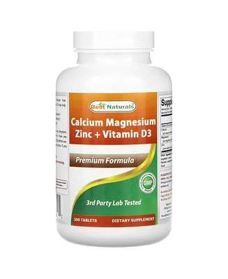 Best Naturals Calcium Magnesium Zinc + Vitamin D3