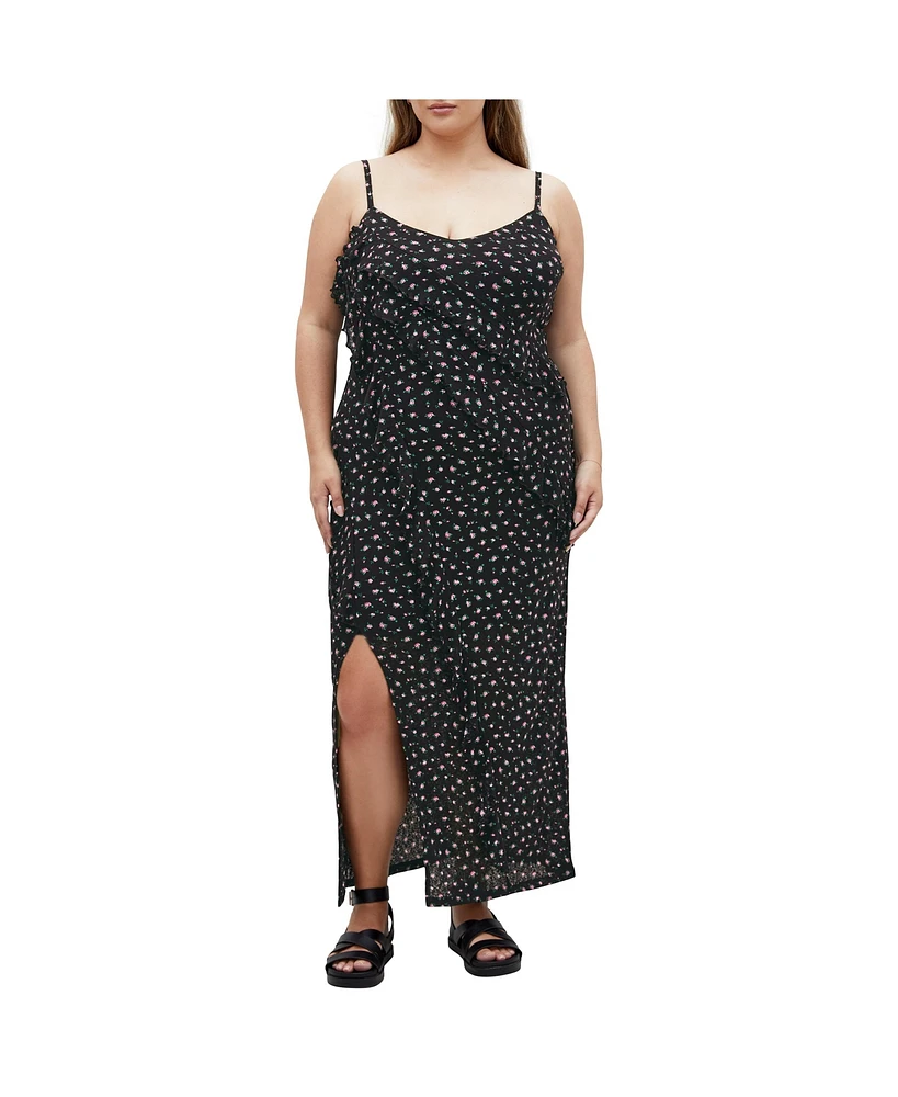 City Chic Plus Shelby Print Maxi Dress