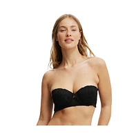 Cotton On Women's Holly Lace Strapless Push Up2 Bra