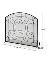 Streamdale Furniture Elegant Fireplace Screen: Protect Your Home With Style