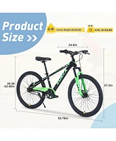 Simplie Fun Mountain Bike,24 Inch Mtb for Boys and Girls Age 9-12 Years