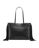 Calvin Klein Soma Triple Compartment Fringe Tote