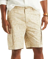 Nautica Men's Relaxed Fit Koi Print 9.5" Cargo Shorts