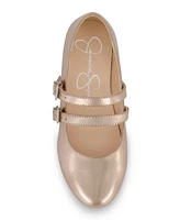 Jessica Simpson Little and Big Girls Amy Doubele Strap Ballet Flat