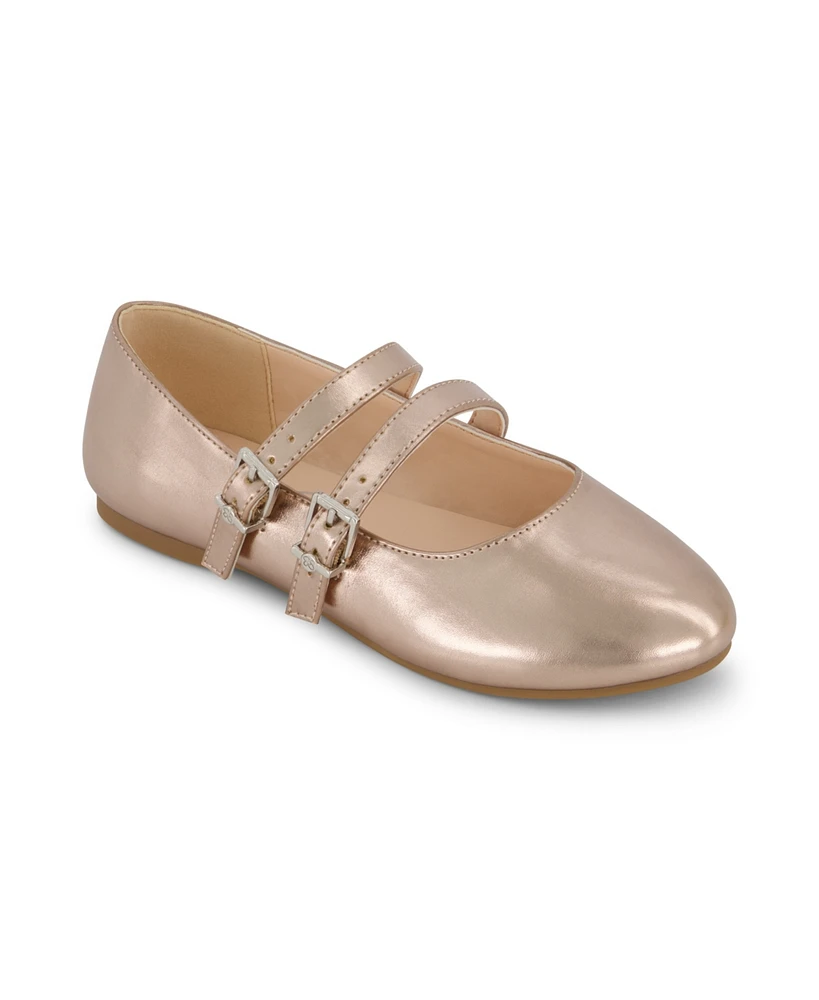 Jessica Simpson Little and Big Girls Amy Doubele Strap Ballet Flat
