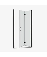 Streamdale Furniture 1 3/8" adjustment, universal pivot shower door, with 1/4" tempered glass