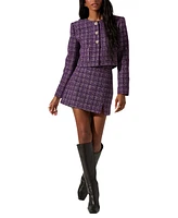 Astr the Label Women's Lyssa Tweed Jacket