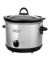 Bella 5-Qt. Stainless Steel Electric Slow Cooker