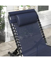 Streamdale Furniture Foldable Chaise Lounge Chair: Ultimate Relaxation for Sunbathing and Napping