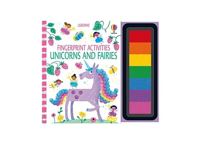 Barnes & Noble Fingerprint Activities Unicorns and Fairies by Fiona Watt