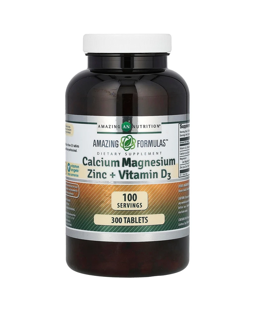 Amazing Nutrition Amazing Formulas Calcium Magnesium Zinc + Vitamin D3