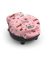 Bella Mini Pink Dog 4" Electric Waffle Maker