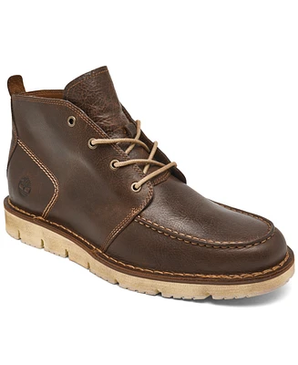 Timberland Men's Westmore Leather Lace-Up Casual Moc Toe Boots from Finish Line