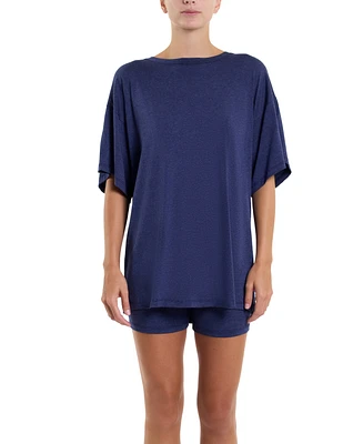 Hanky Panky Women's Dream Ease Sleep Dress Bike Short Sleep Set