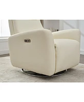 Swivel Glider Recliner Chair, 270 Power Recliner Rocking Chair Nursury Chair for Living Room Bedroom Apartment