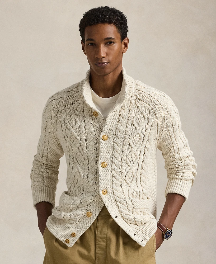 Polo Ralph Lauren Men's Cable-Knit Cotton Cardigan