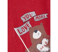 Carter's Toddler Boys Layered-Look Love You More Graphic T-Shirt & Pants, 2 Piece Set