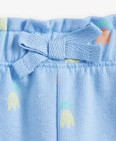 First Impressions Baby French Terry Tulip Twirl Shorts, Exclusively at Macy's