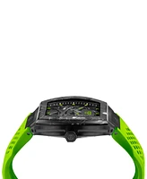 Philipp Plein Men's Automatic Skeleton Sport Master Silicone Strap Watch 44mm