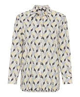 Olsen Women's Modern Retro Print Shirt