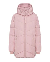 Olsen Women's Hooded Puffer Coat