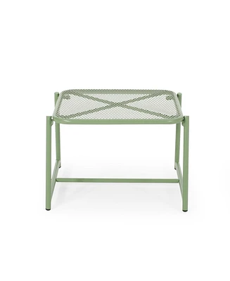 Streamdale Furniture Modern Mesh Top Side Table For Outdoor Use