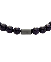 Fossil Galaxy Pyrite Beaded Bracelet