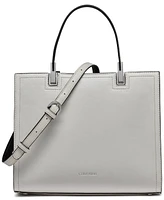 Calvin Klein Verne Mixed Material Convertible Satchel