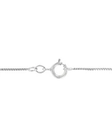 Grown With Love Certified Lab Grown Princess Solitaire 18" Pendant Necklace (1 ct. t.w.) in 14k White Gold