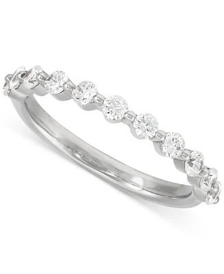 Grown With Love Certified Lab Diamond Anniversary Band (1/2 ct. t.w.) 14k White Gold