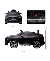 12V Kids Electric Ride On Car, Audi E-tron, Battery Powered Toy with Parent Remote Control, Suspension System, Auxiliary Wheels, Led Lights, Music and